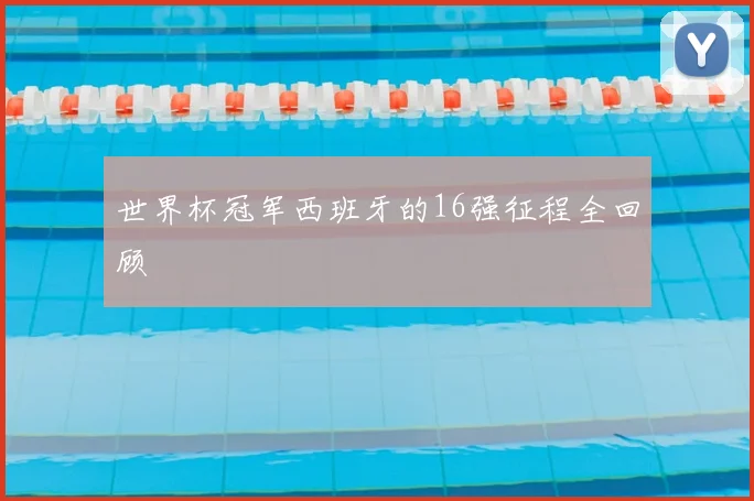 世界杯冠军西班牙的16强征程全回顾