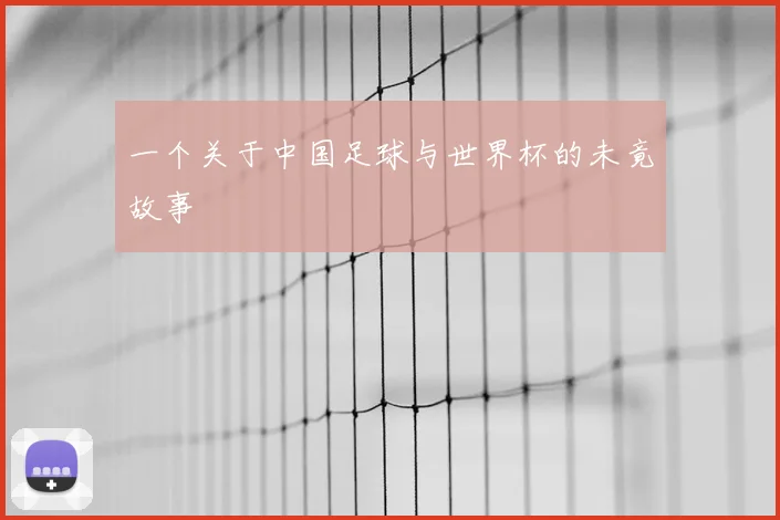 一个关于中国足球与世界杯的未竟故事